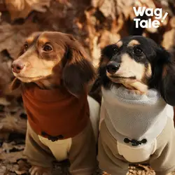 Fashion Thickened 4-legged Dachshund Dog Clothes Windproof Turtleneck Warm Coat for Sausage dog in Winter