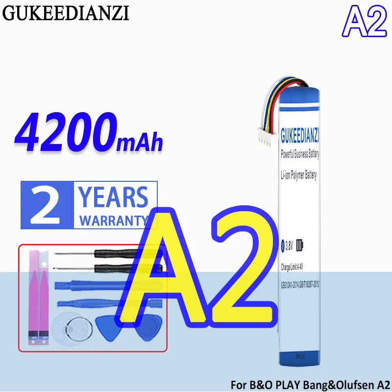 Аккумулятор большой емкости 4200 мАч для B & O PLAY Bang & Olufsen BeoPlay A2 Active BeoLit 15 17 Аккумулятор большой емкости 4200 мАч для B & O PLAY Bang & Olufsen BeoPlay A2 Active BeoLit 15 17