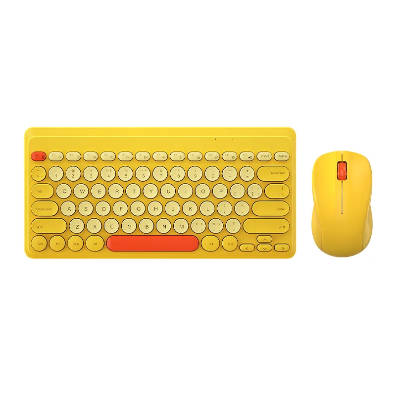 2.4ghz Usb Wireless Mini Keyboard Mouse 1200dpi Retro Punk Button Ergonomic Multimedia Silent Keyboard Tablet Desktop Laptop Pc