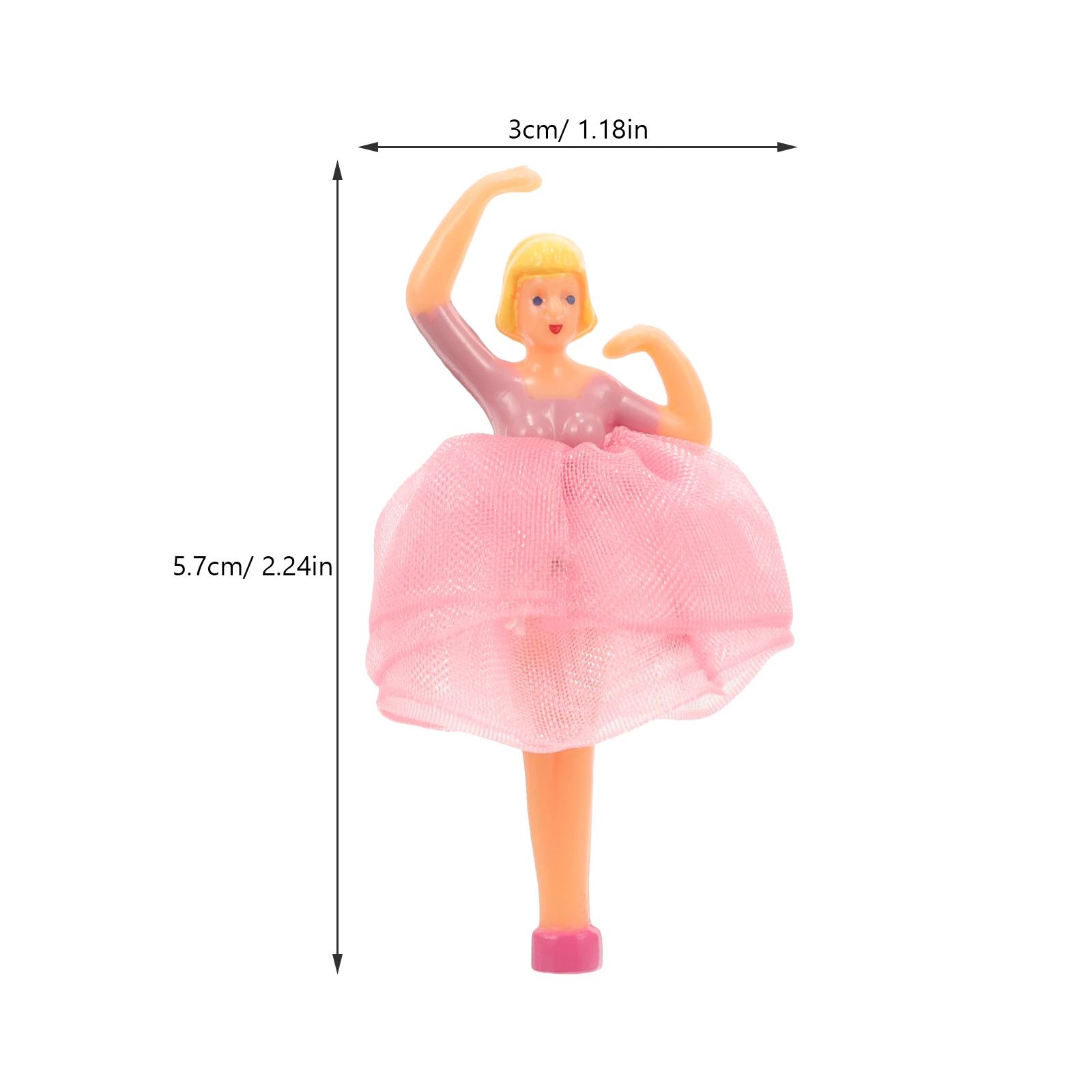 5pcs Music Box Ballet Dancer Decor Figurine Ornament Princess Music Box Princess Dance Accessories Decoration