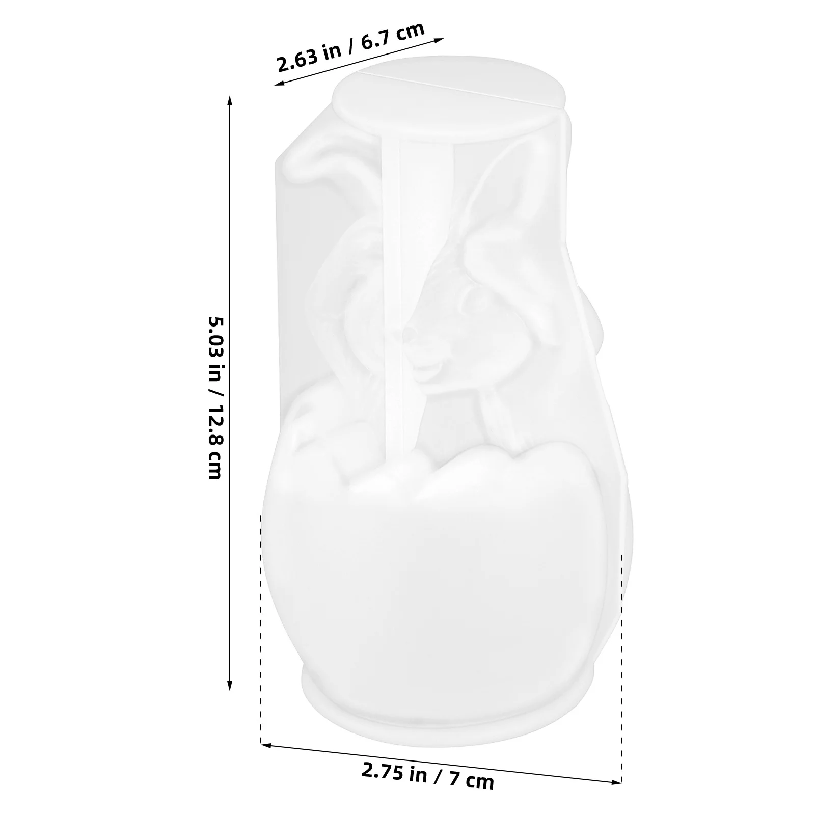 

Bunny Easter Egg Silicone Mold Rabbit Mold Egg Shape for DIY Resin Aromatherapy Crafts Easter Chocolate Moulds