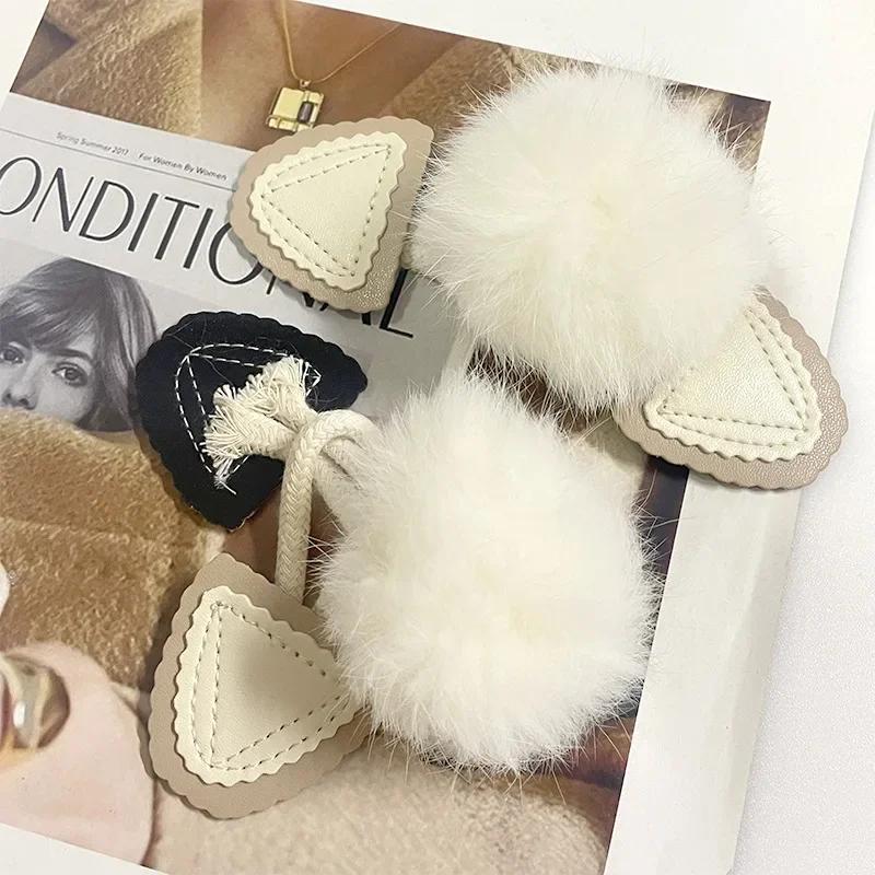 Cute Bobble Horn Buttons Light Color PU Hand Sewing Horn Buttons Woman's Coat Decorative Buttons
