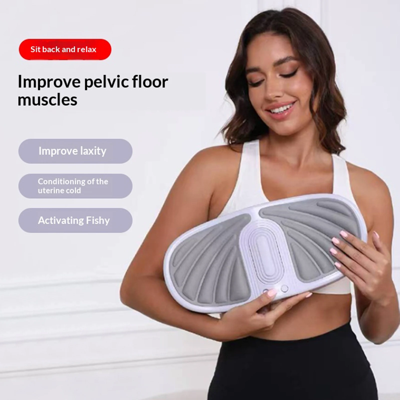 Electric Pelvic Floor Muscle Trainer 4 Modes Buttocks Shaping Machine Smart Hip Strengthener for Sphincter Bladder Training - view 3