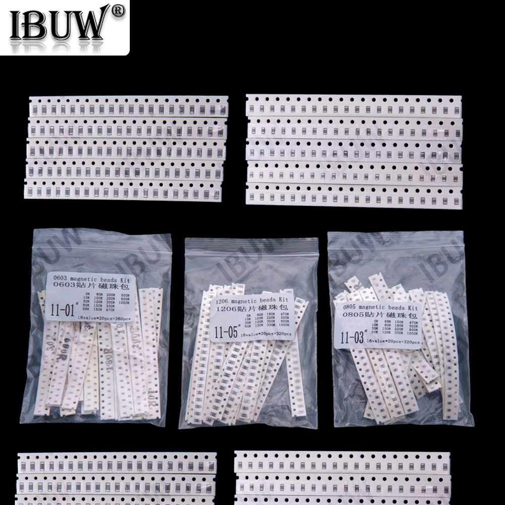 18Values 16Values 0603 0805 1206 SMD ferrite beads SMD 0r 150r 47r 10r 150r 300r 100r 120r 330r 0805 1206