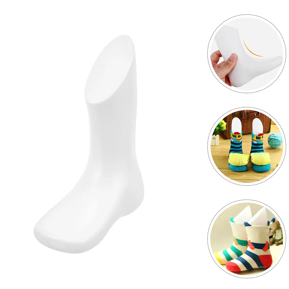 

5pcs Mannequin Plastic Lightweight Foot Mannequins For Socks Shoes Sandals Sock Display Feet Stand For
