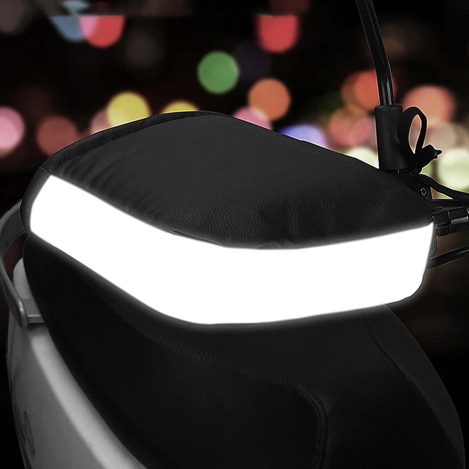 

Winter Waterproof Handlebar Gloves Thickened Plush Windproof Mittens For Motorcycle Electric Bike Outdoor Cycling Accessories