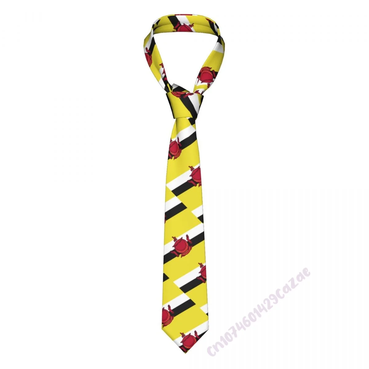 

Brunei Flag Neck Ties For Men Women Casual Plaid Tie Suits Slim Wedding Party Necktie Gravatas For Gift Proud