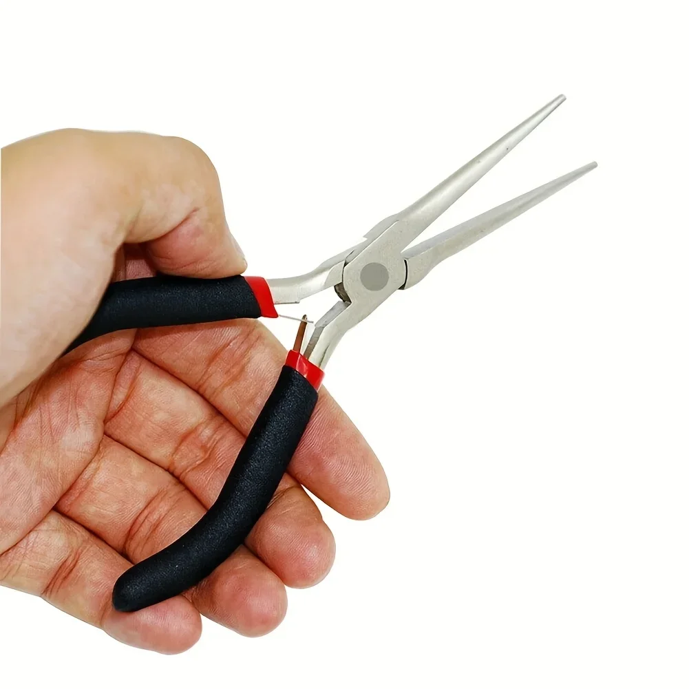 1PC Multi-function Tool Small Long Nose Pliers Needle Nose Pliers Repair Hand Tool Pointed Nose Liggers