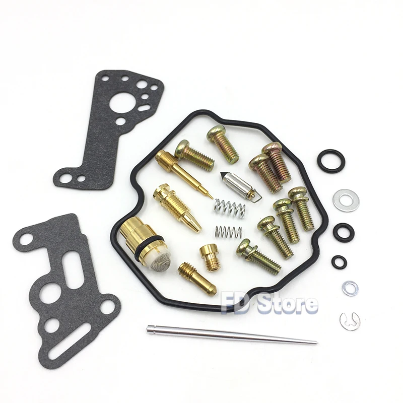 Motorcycle Carburetor Repair Kit For Yamaha Virago XV535 1990-2001 XV 535 With Plunger Diaphragm Gasket Jet parts