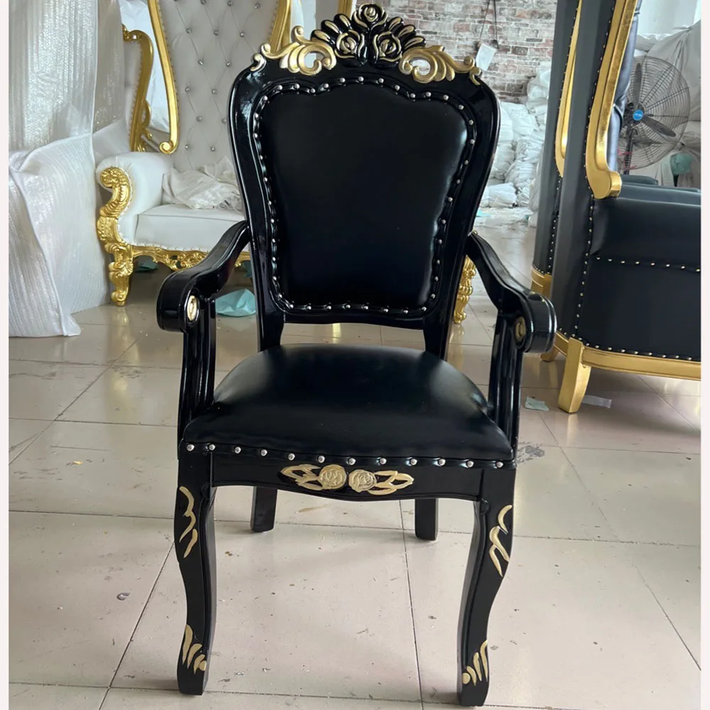 Wholesale Factory Price Black Lover Seat Seat Velvet Royal King Throne Sofa Chair