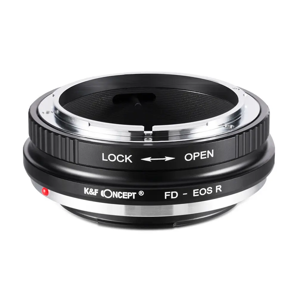 K&F Concept FD to EOS R Lens Adapter For Canon FD Mount Lens to Canon EOS RP R3 R5 R50 R6 R6II R7 R8 R10 R100