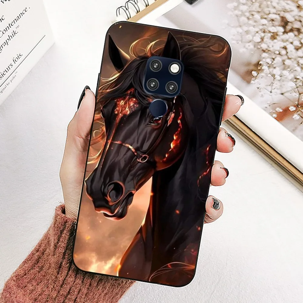 Animal Steed Horse Phone Case For Redmi 8 9 10 pocoX3 pro for Samsung Note 10 20 for Huawei Mate 20 30 40 50 lite