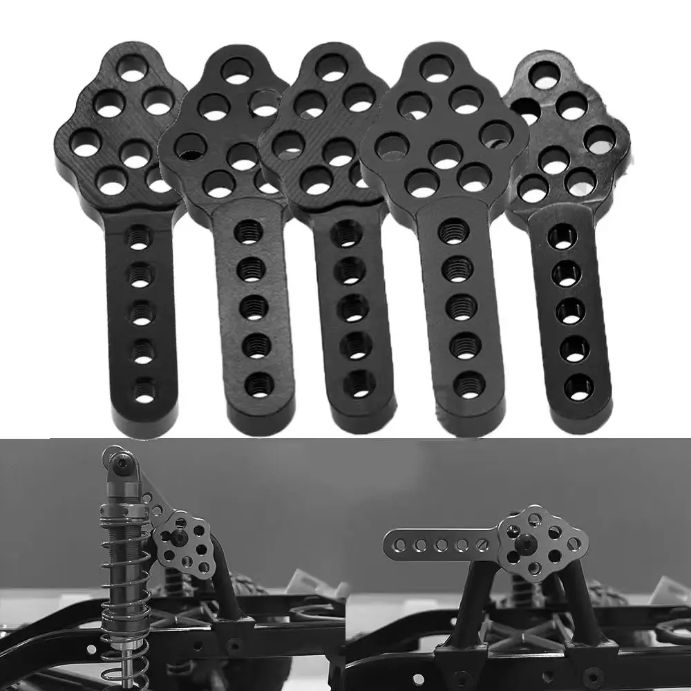 RED SPIDER 4Pcs Multi‑Hole Shock Angle Height Bracket Fits Axial SCX10 Capra 1:10 RC Rock Crawler Vehicle Mod Parts