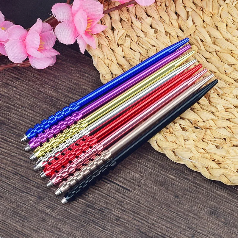 Embroidery Pen Microblading Eyebrow Lips Tattoo Manual Pen Metal Handmade Tattoo Cosmetic Blade Needles Holder PMU Tool 1pcs