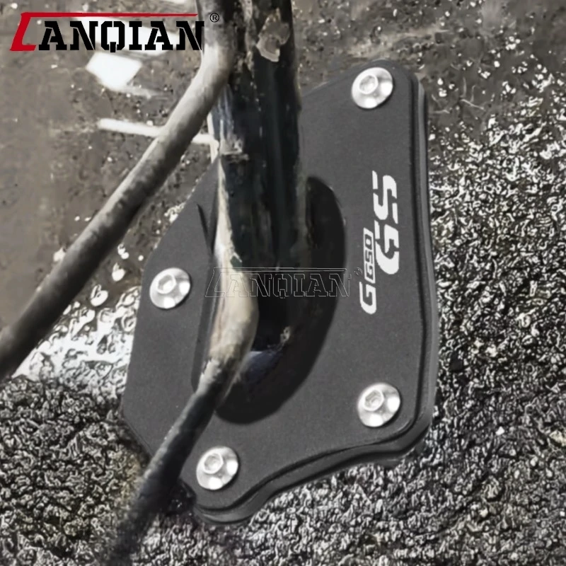 

FOR BMW G650GS G650 GS G 650GS Sertao 2009 - 2017 G650GS Motorcycle Accessories Kickstand Extension Pad Side Stand Enlarger Pad