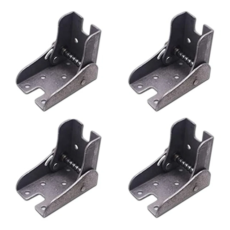 4 Pcs Bracket Self Locking Hinge Leg Accessories and Gussets-for Folding Work Table Kitchen Folding Table Extension -A