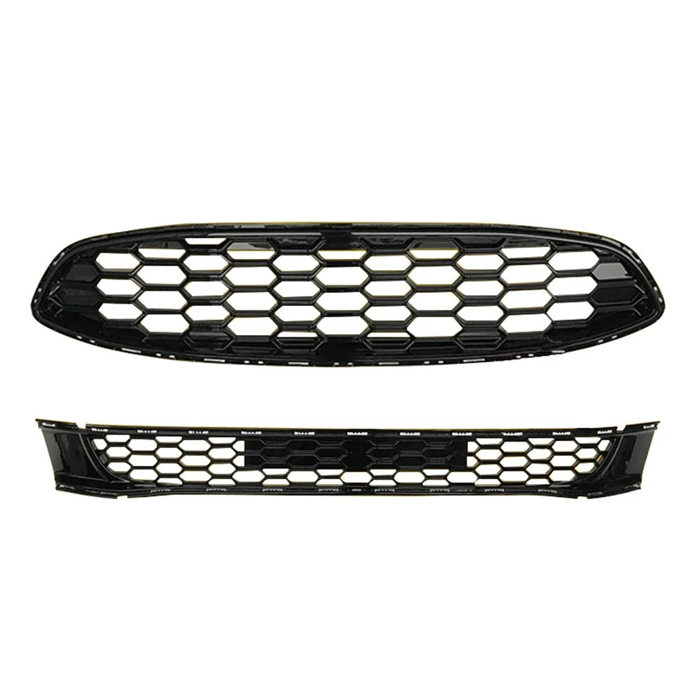 Front Mesh Radiator Bumper Grill Upper Lower Grille Fit For Ford Escort 2018 2019  2020