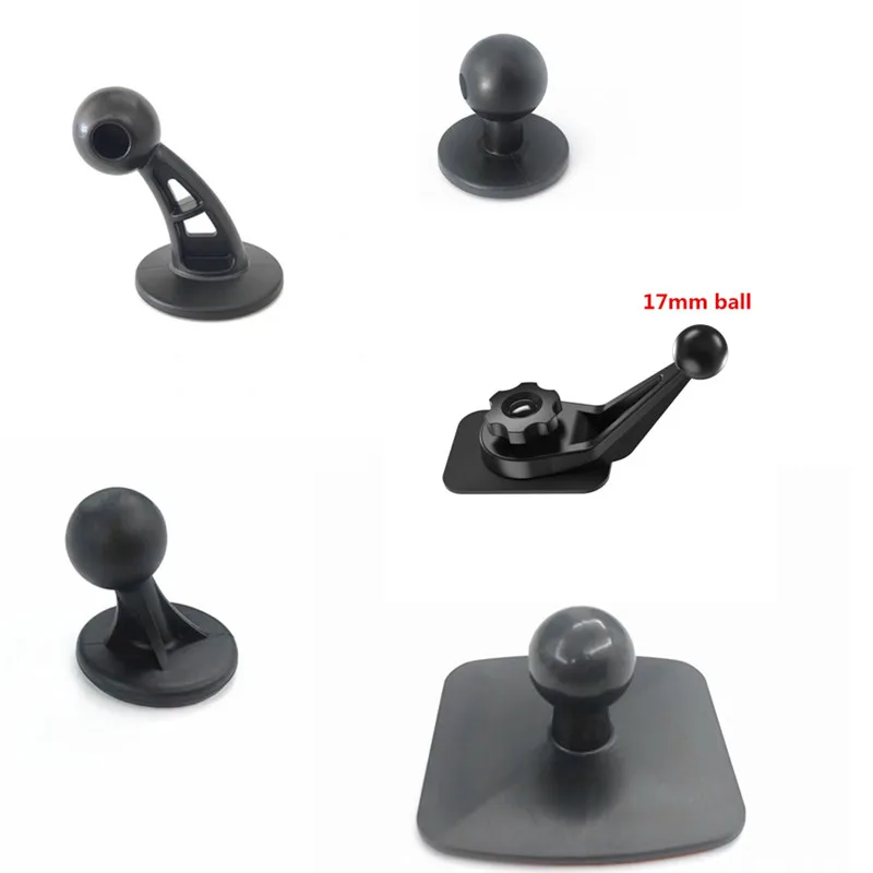 13mm 15mm 17mm Ball Head For Magnetic Car Phone Holder GPS Gravity Support Stand Mount Hook 360 Rotation Bracket Base