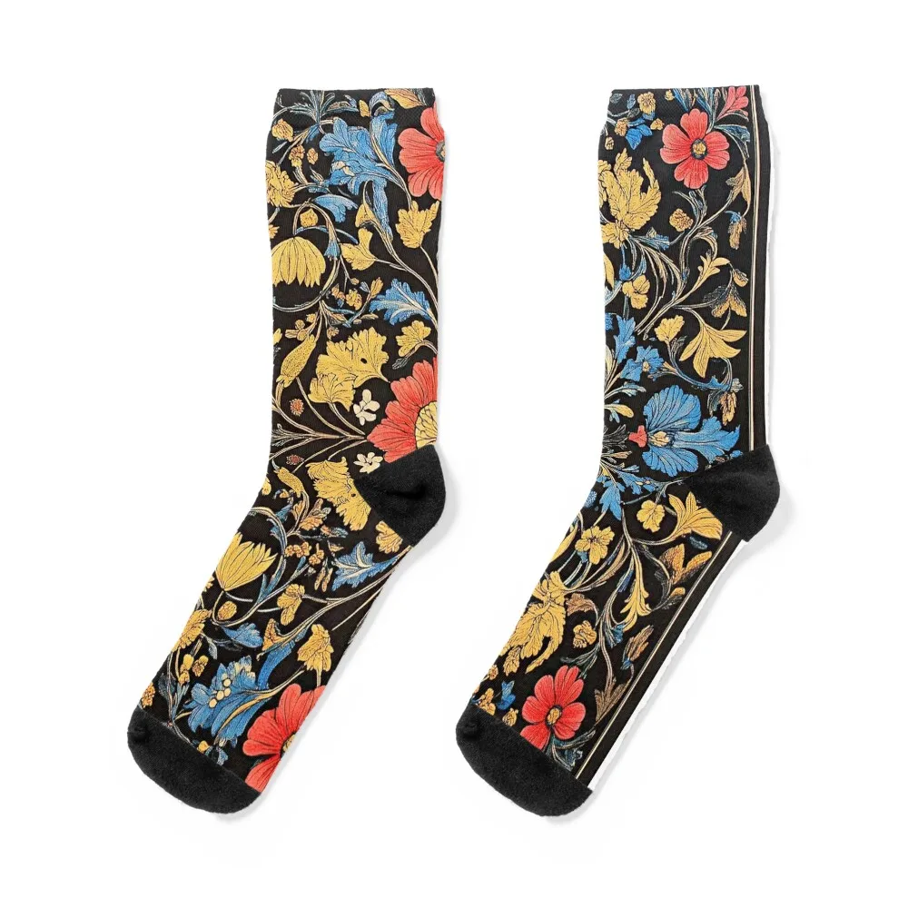 William Instability-Chaussettes de sport pour hommes et femmes, Jugendstil Art Dare, Fleurs, Nature, Plantes, Parker, Nouveautés