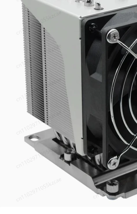 High-Density Server Cooling Solution | 4U, LGA3647, 5 Heat Pipe Cooler with 92mm Low-Noise Fans