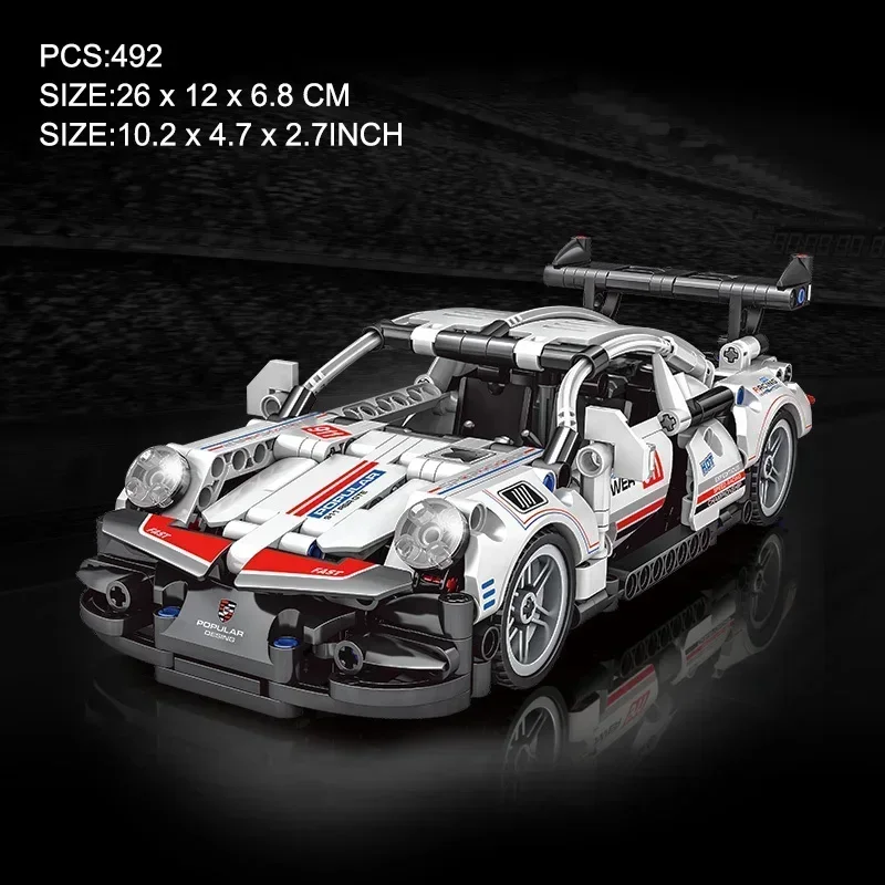 Technical Super Sports Car Building Blocks  model car Gift Super Racing Toy for Boys