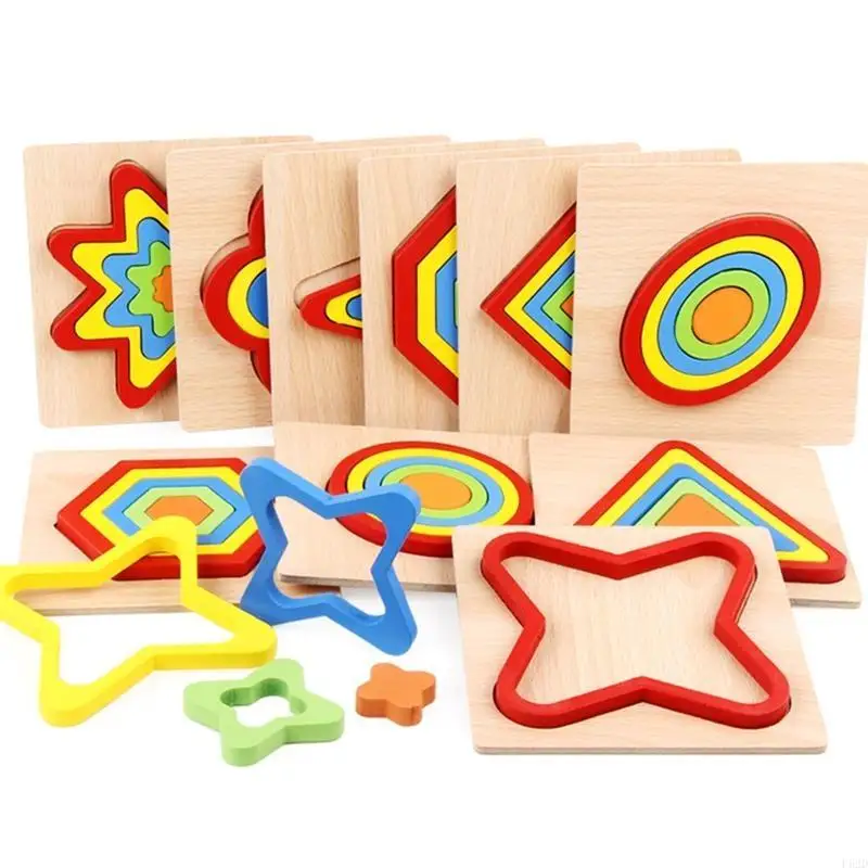 F62D Learning Squasting Toy Puzzle Baby Baby Baby Fine Motor Skill