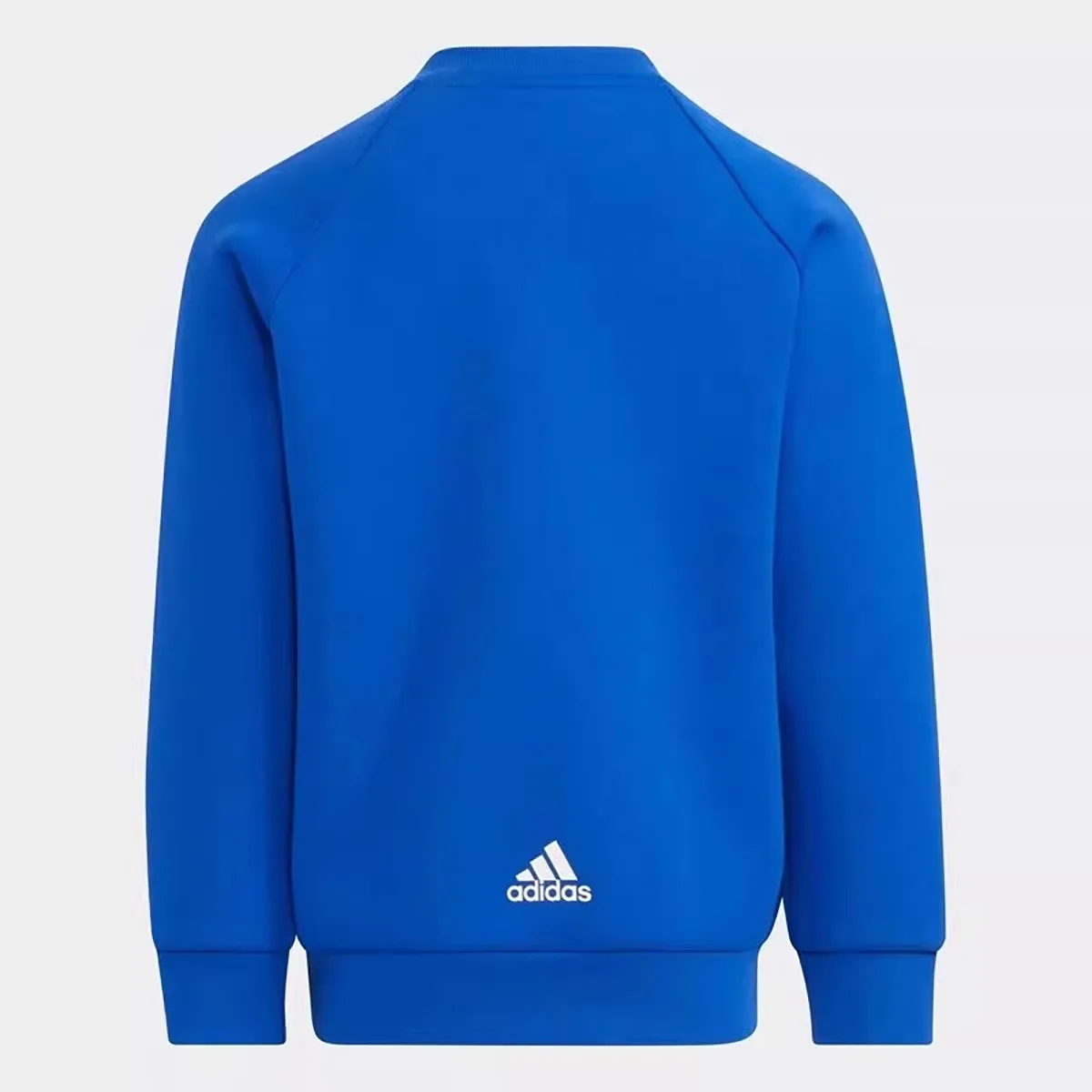 سويت شيرت رياضي محبوك برقبة دائرية من Adidas Kidsren بلون نقي Hs1022