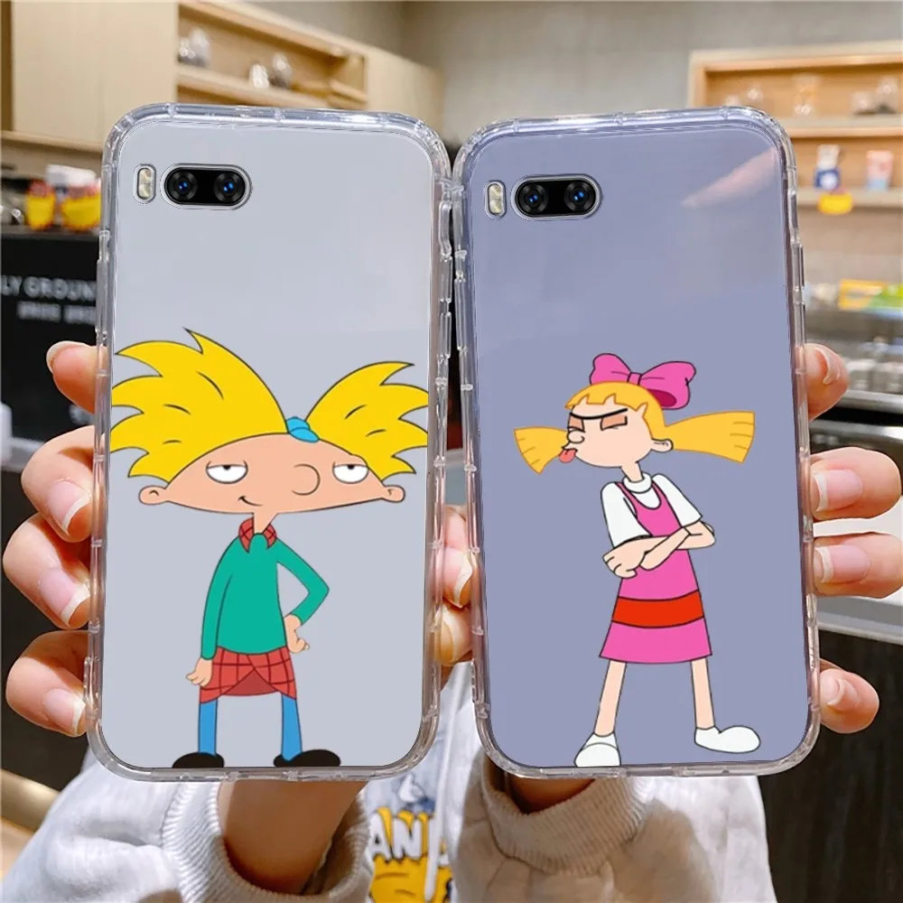 Cartoon H-Hey Arnold F-Fondos Phone Case For Huawei Mate P10 P20 P30 P40 P50 Smart Z Honor 50 60 70 Pro Lite Transparent Case