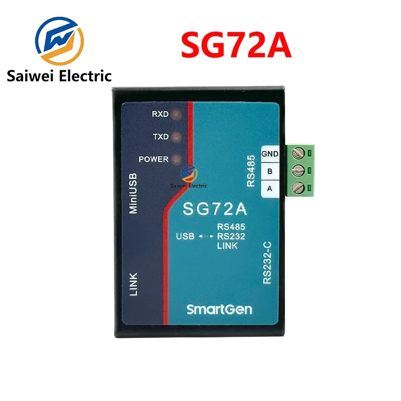 

SG72A SmartGen RS232 to USB, RS485 to USB, LINK to USB conversion communication port conversion module