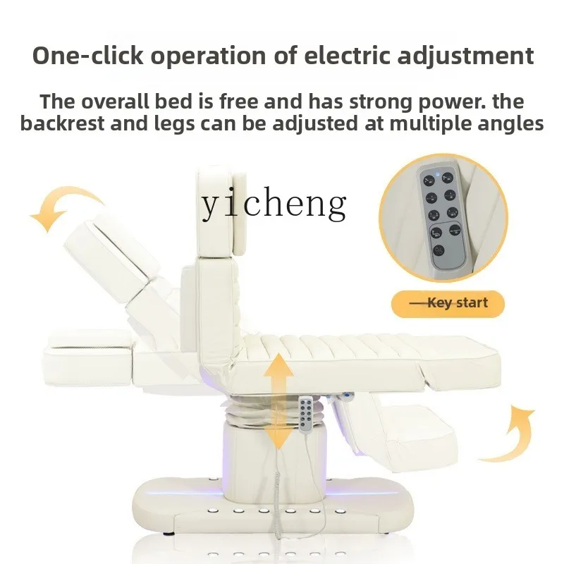 YFY electric beauty bed, special multi-functional micro-finishing for beauty salons, new high-end eyelash bed