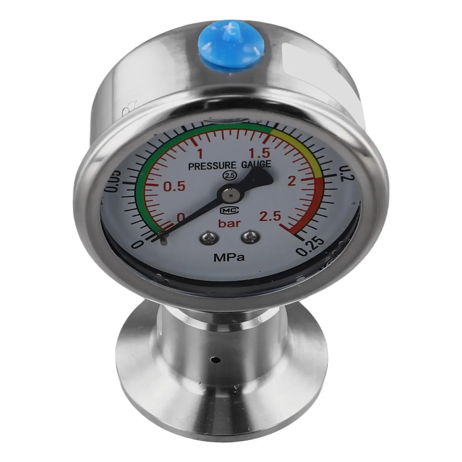 Innovative Design Stainless Steel Sanitary Membrane Pressure Gauge YTP60 Suitable For Various Industrial Applications