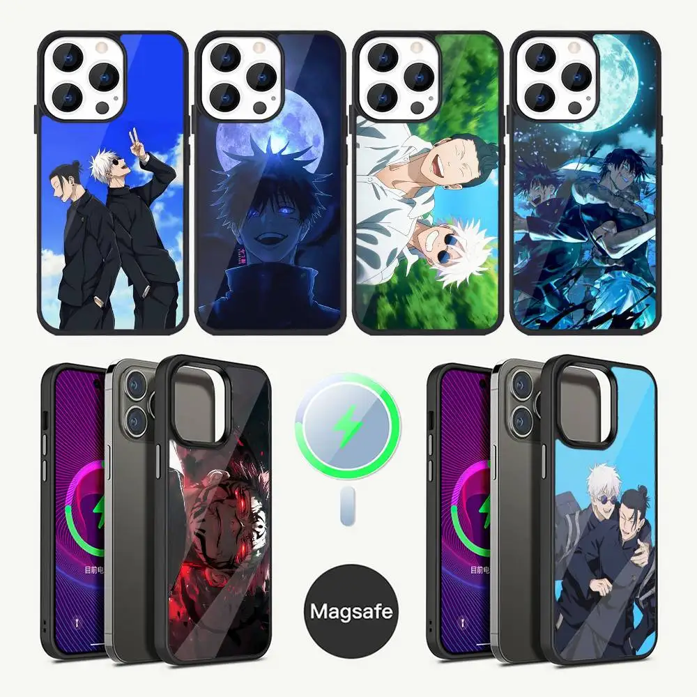 

J-Jujutsu K-Kaisen Anime Phone Case For iPhone 17,16,15,14,13,12,11,Plus,Pro,Max Mini Magsafe Magnetic Wireless Charging