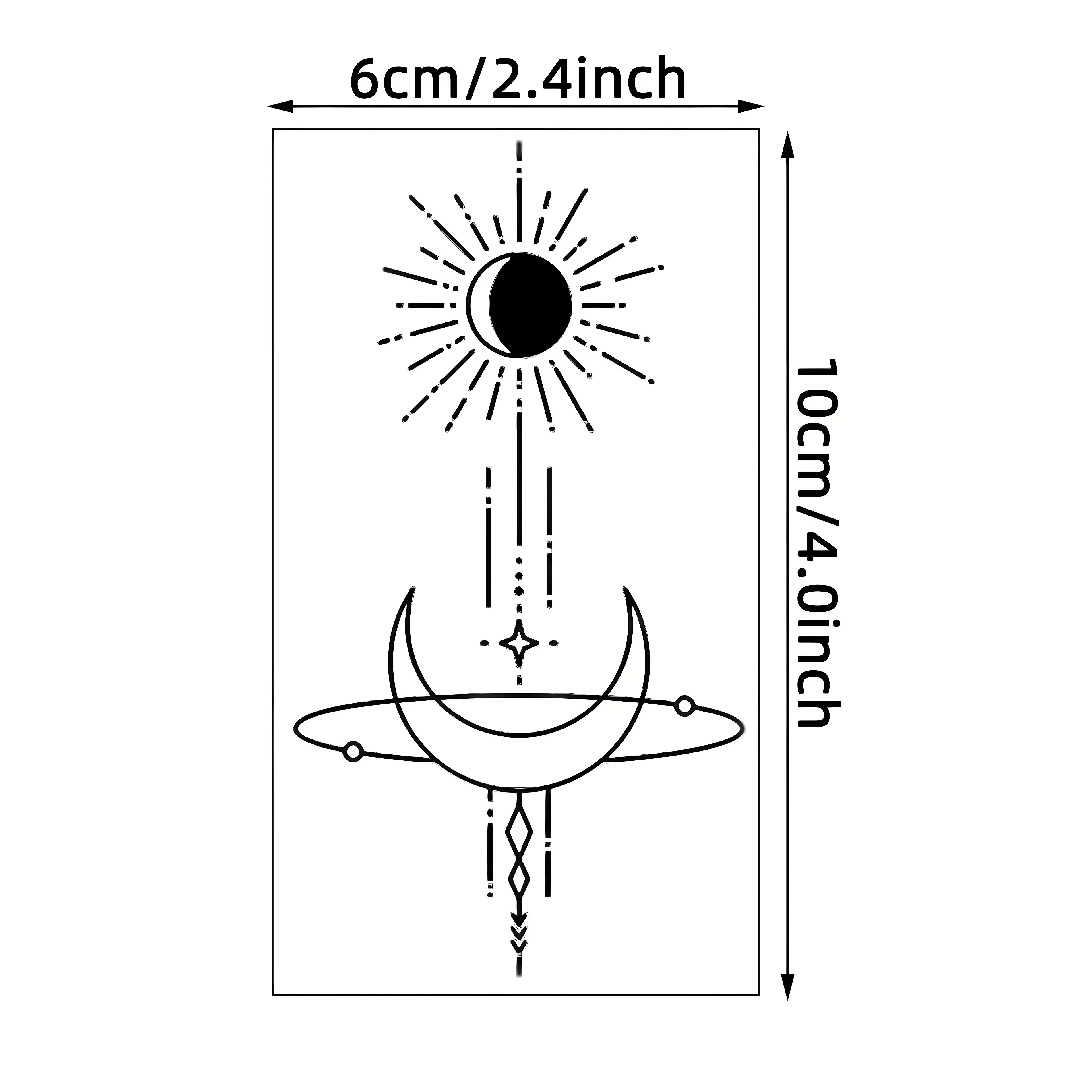 Tatouages Autocollants Noirs Temporaires en Dentelle pour Femme, Faux hypothécaire oo Imperméable, Décoration de ixpour Bol et Dames, 30 Pièces/Lot