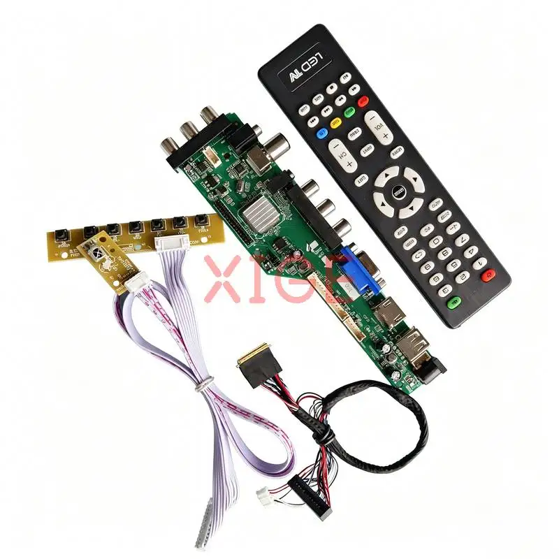 

Controller Board Fit B140XW03 B140XW02 B140XW01 B140XW04 1366*768 Laptop Screen 40-Pin LVDS 1366x768 HDMI/VGA/AV/USB/DVB Kit DIY