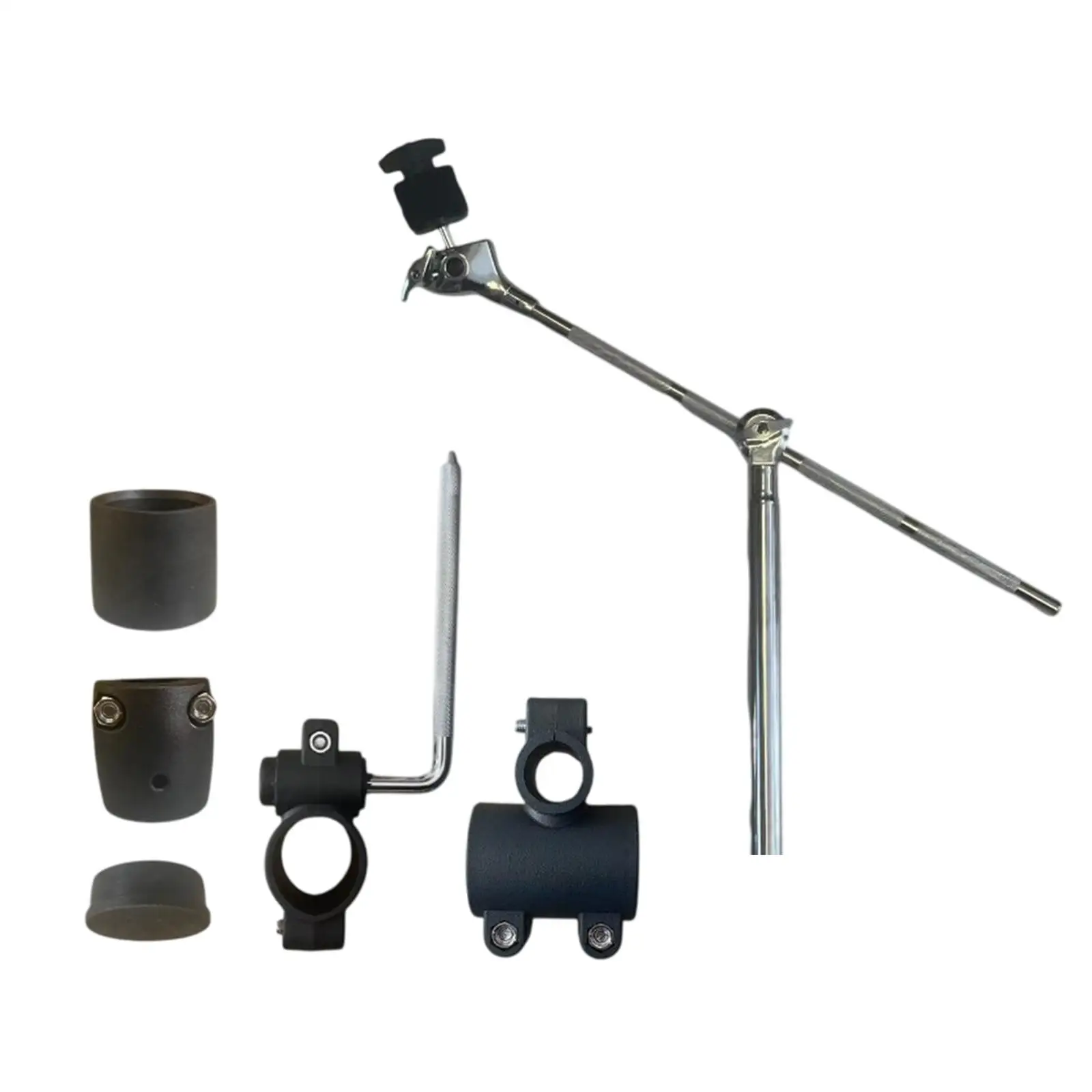 

Adjustable Cymbal Arm Holder Metal Mount Stand Support for Percussion Drum Practice and Replacement