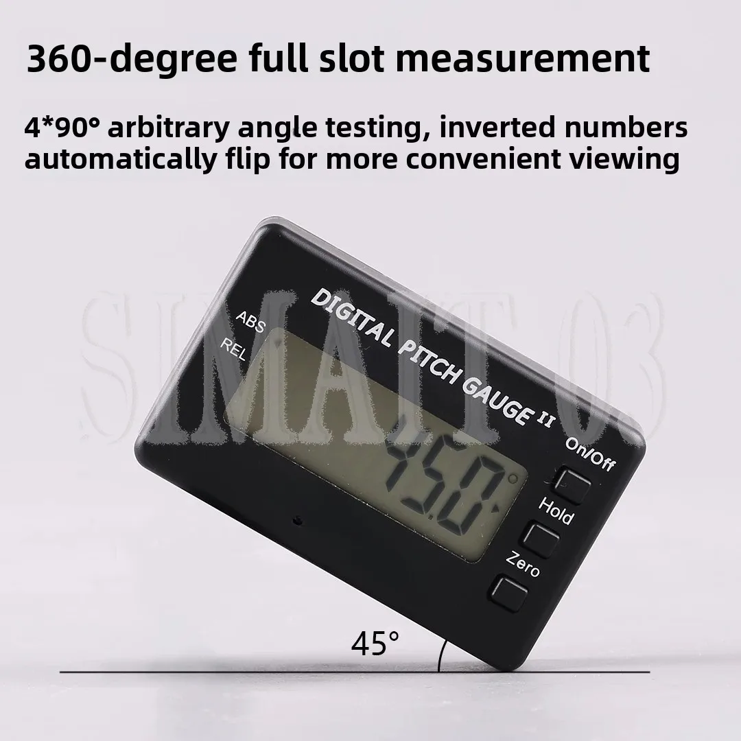 Z90 Digital Pitch Gauge for RC Heli copter, RC Logger Electronic Pitch Ruler, Compatible with Align AP800