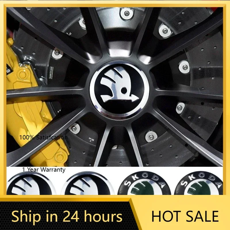 

Автомобильная наклейка 2026 Горячая 4 шт. 56 мм наклейка на центральную ступицу колеса автомобиля для Skoda Octavia A7 Fabia Superb Kamiq Rapid Yeti Citigo Vision Kod