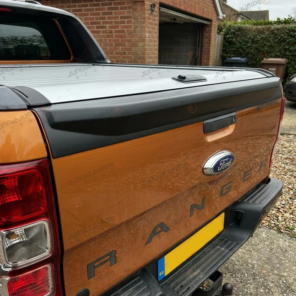 Rear Spoiler Cover for Ford Ranger 2012-2022 Wildtrak XLT XLS Raptor T6 T7 T8 Tailgate Cover Protector Car Accessories