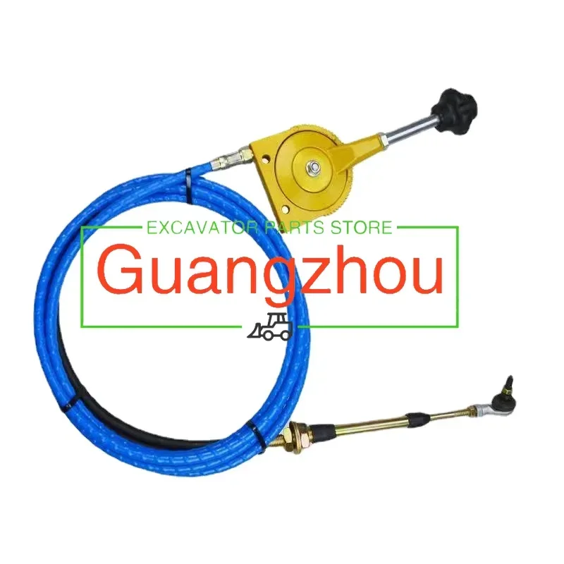 MODIFIED hand throttle cable wire For Hitachi Daewoo Komatsu Kobelco Vlvo MINI DIGGER 6D102 Excavator parts Manual