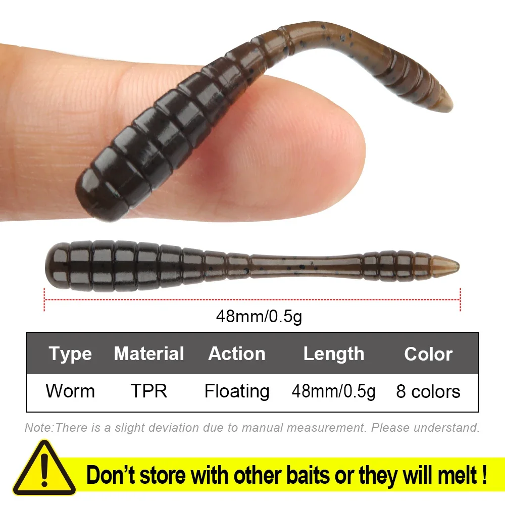Spinpoler TPR Ajing Soft Lures Artificial Bait Rock Sea Fishing Ocean Rockfish Swimbait Worm Wobbler Floating High Quality Pesca - view 5