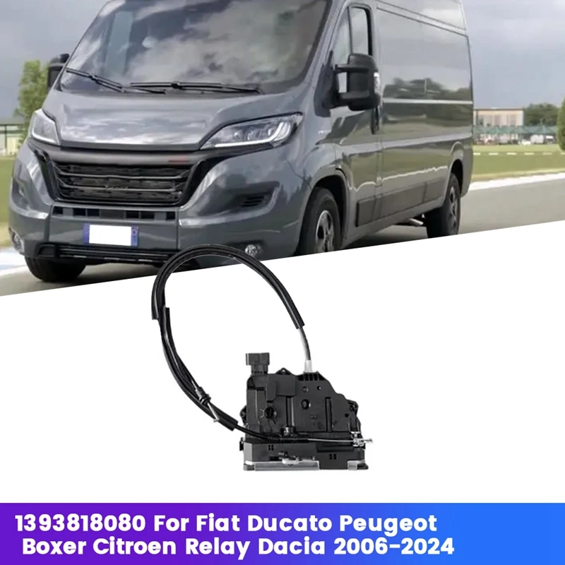 RHD Door Lock Actuator For Fiat Ducato Peugeot Boxer Citroen Relay Dacia 2006-2024 Sliding Door Catch