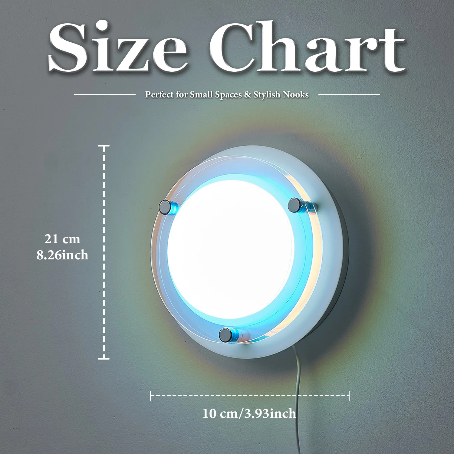 

Светодиодный настенный светильник Bauhaus с пультом ДУ, 16 цветов RGB, для спальни, отеля, коридора, декоративный, атмосферный светильник