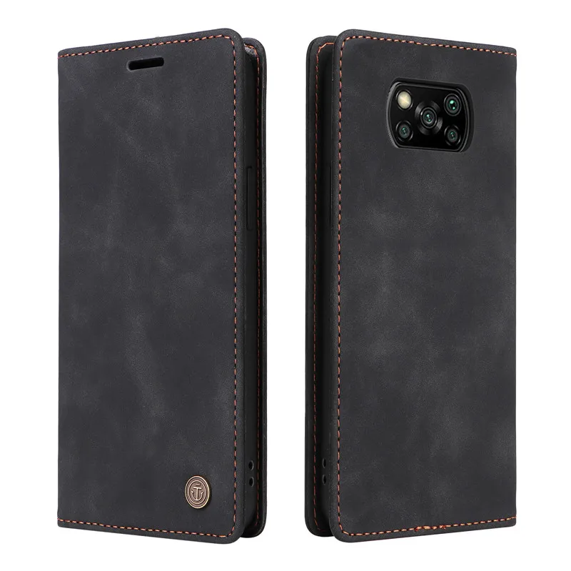 Wallet Flip Case on For Xiaomi Poco X3 Pro M2 C3 M3 F3 C31 PocoX3 NFC Cover Cases Magnetic Leather Stand Phone Protective Bags