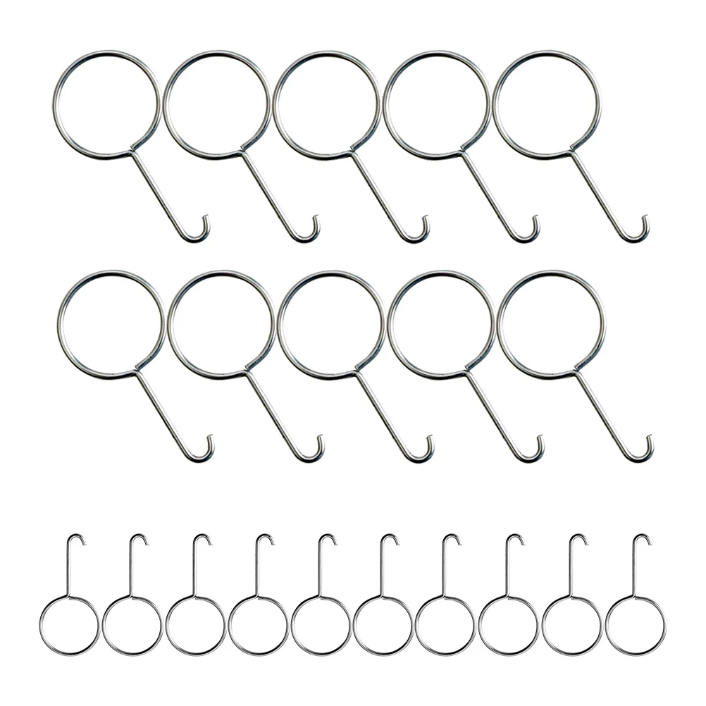 

20 Pcs Stainless Steel Drain Handle Cleaning Tools Lifting Hooks Floor Ditch Shower Grate Puller Key Hook