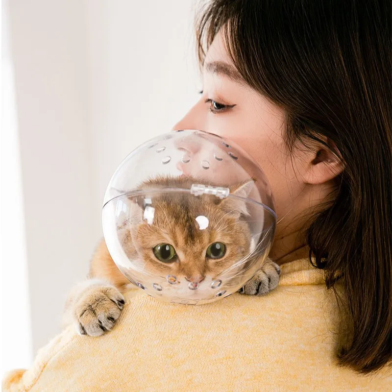 Cat Anti-lick Anti-bite Fight Spherical Sleeve Anti-grab Ring Pet Space Hood Hood Collar