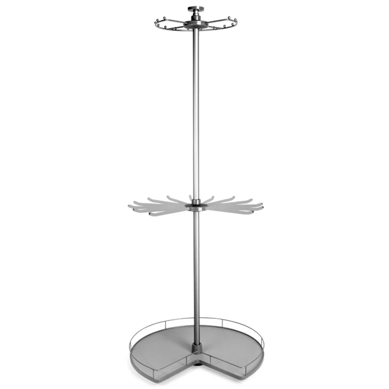Three-layer Rotating Cloth Rack Multi-functional Wardrobe Pants Rack