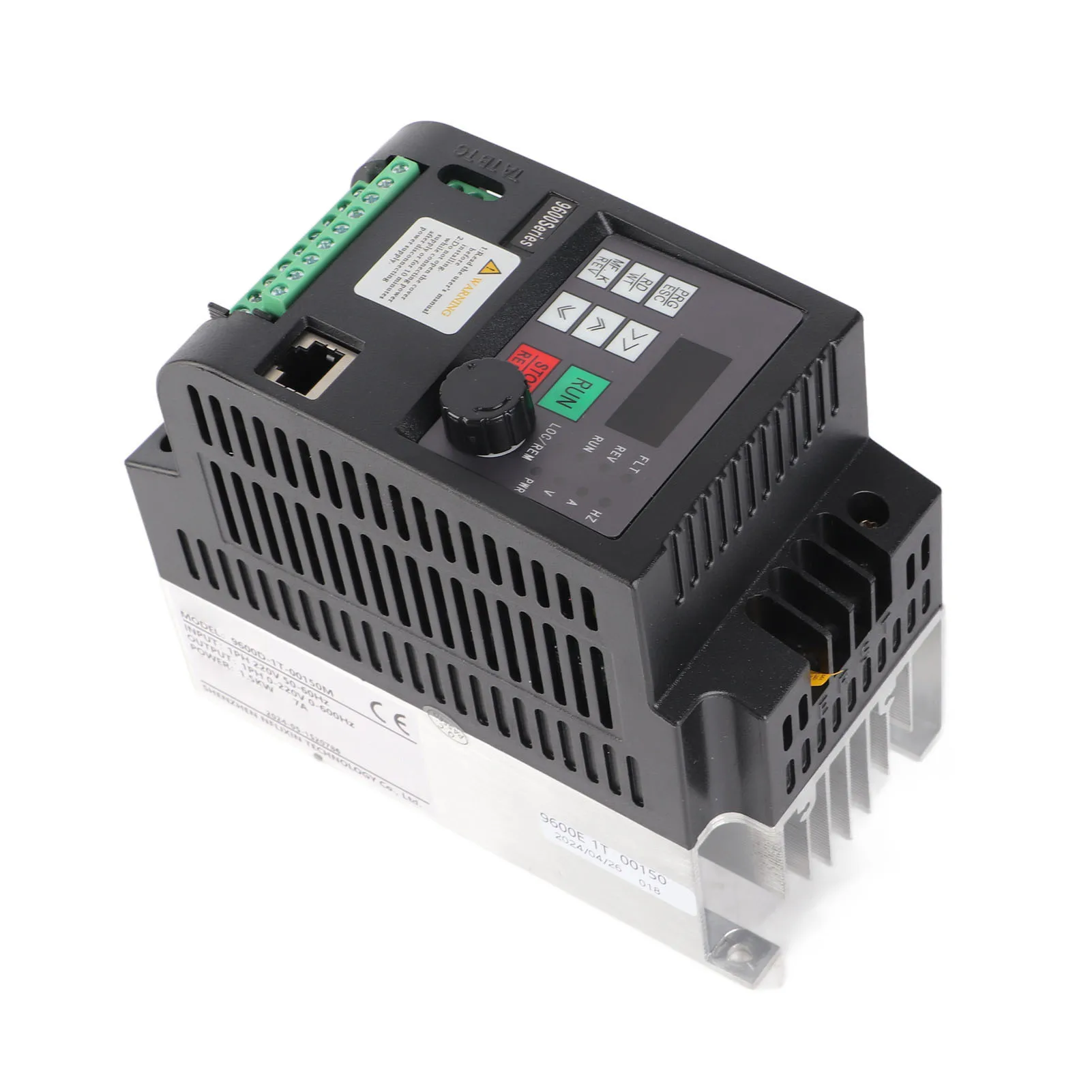 모터 변환기 NFLIXIN 가변 주파수 드라이브 1PH VFD 1 in 1 Out 220V 1.5KW 모터 변환기 9600D-1T-00150M VFD 인버터