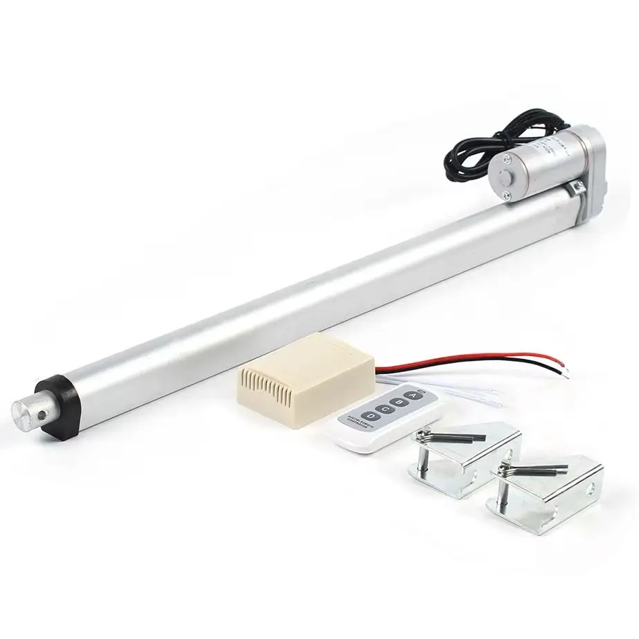 Actionneur linéaire à moteur DC12V 450mm, actionneur linéaire 900N, levage automatique, télécommande 100m pour le traitement mécanique, etc.