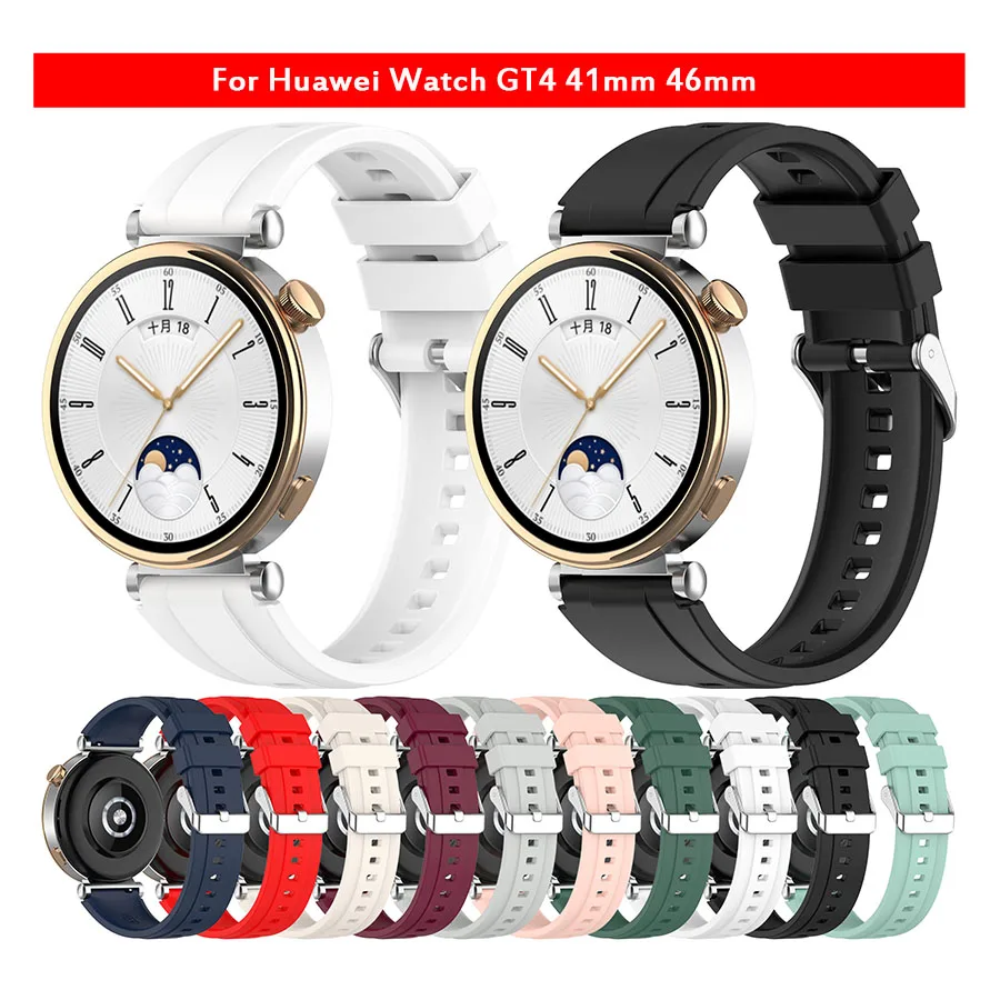 Cinturino in Silicone cinturino cinturino per Huawei Watch GT4 41mm 46mm cinturino di ricambio