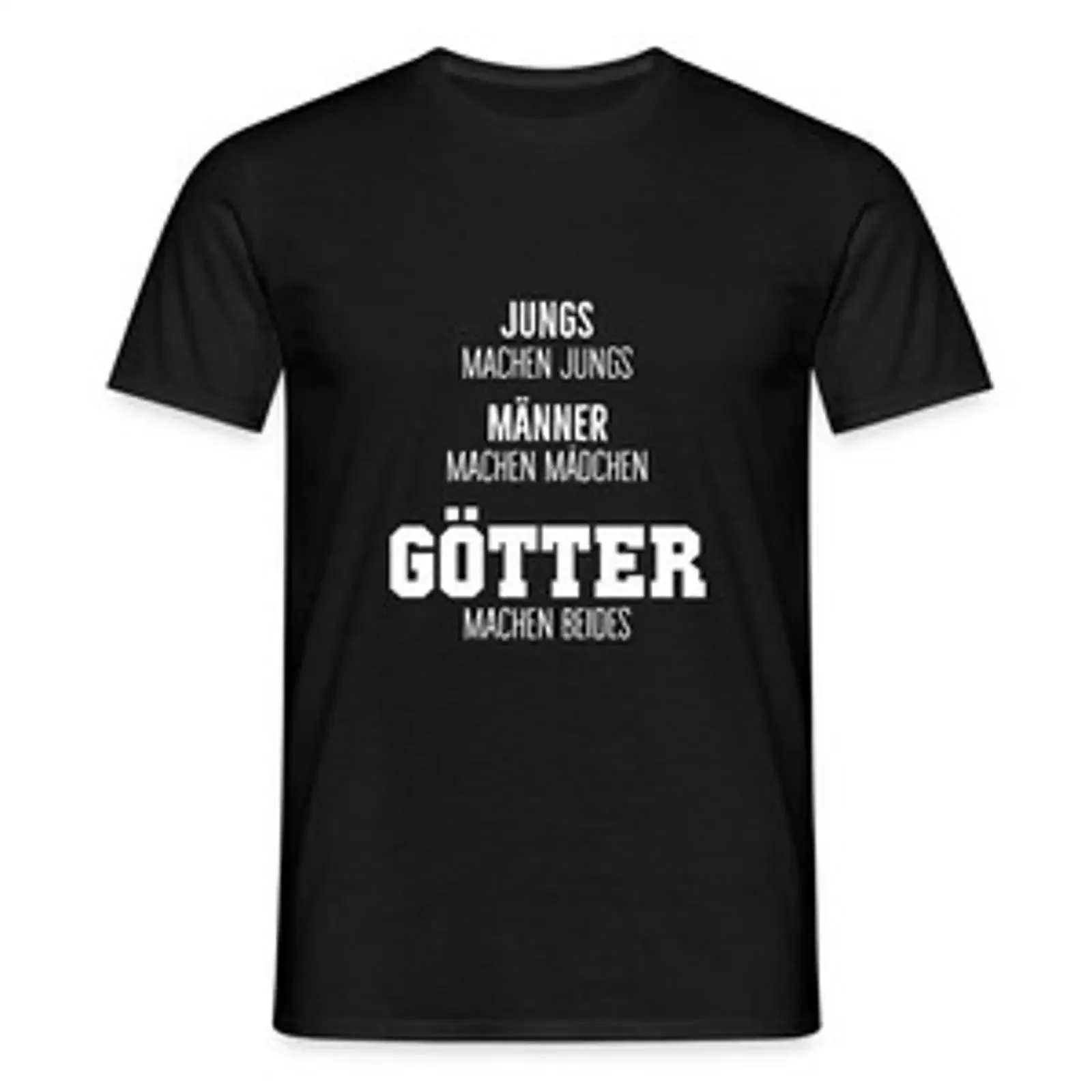 Götter Machen beides Väter Mit Sohn Und Tochter Männer T Shirt vintage Washed Unisex Casual Breathable Soft Versatile Slightly
